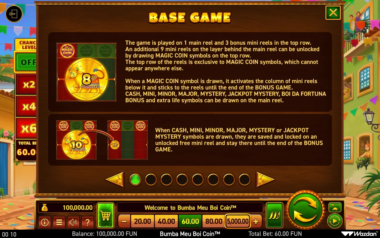 Game rules, page 1 — Bumba Meu Boi Coin