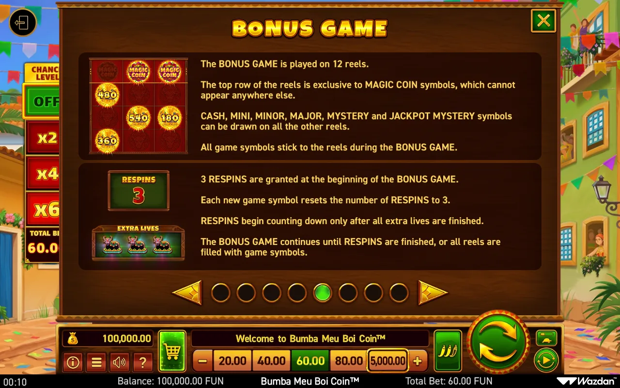 Game rules, page 5 — Bumba Meu Boi Coin