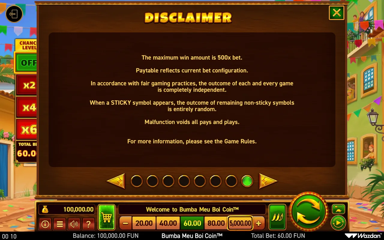 Game rules, page 8 — Bumba Meu Boi Coin