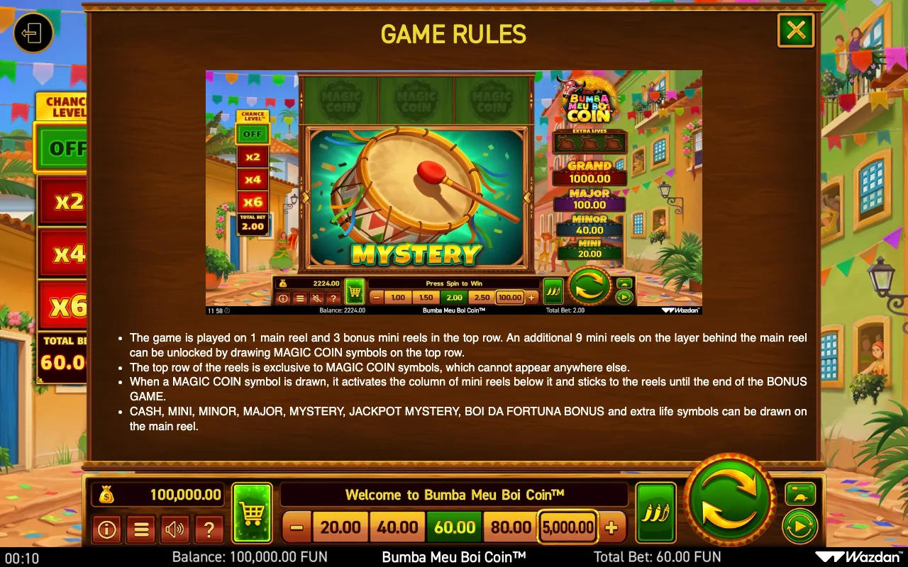 Game rules, page 9 — Bumba Meu Boi Coin