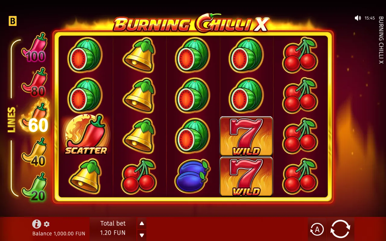 The base game — Burning Chilli X