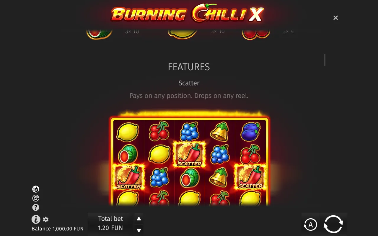 Features — Burning Chilli X