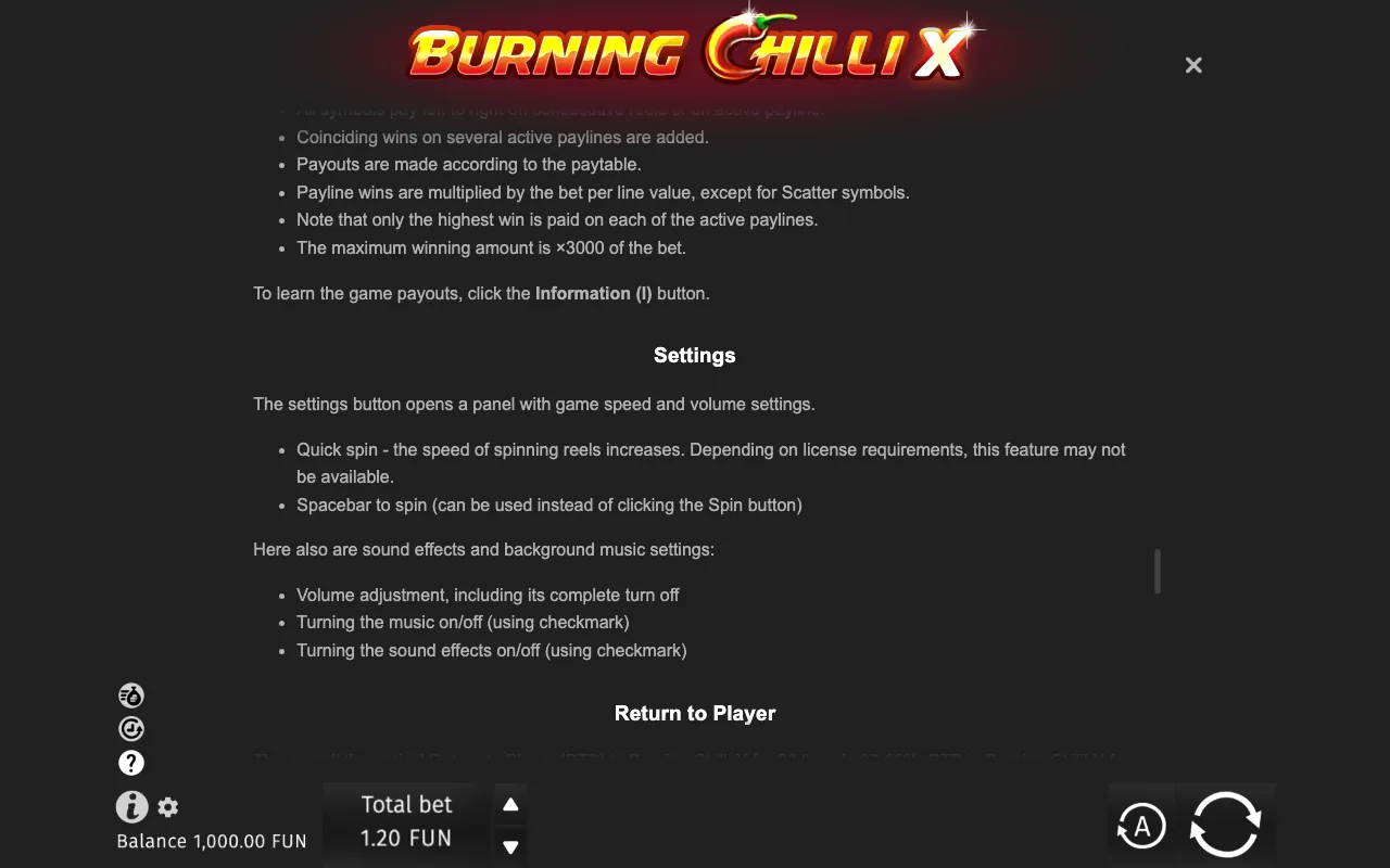 Game rules, page 8 — Burning Chilli X