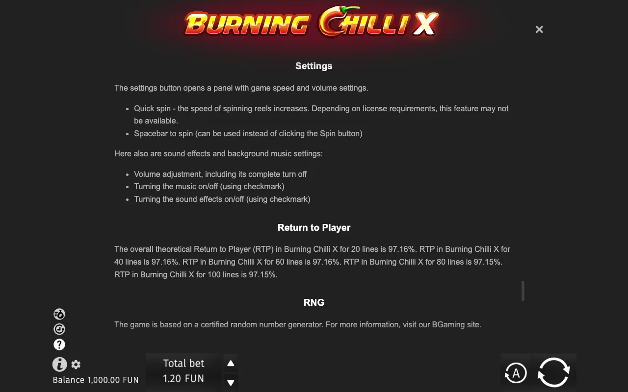 Game rules, page 9 — Burning Chilli X