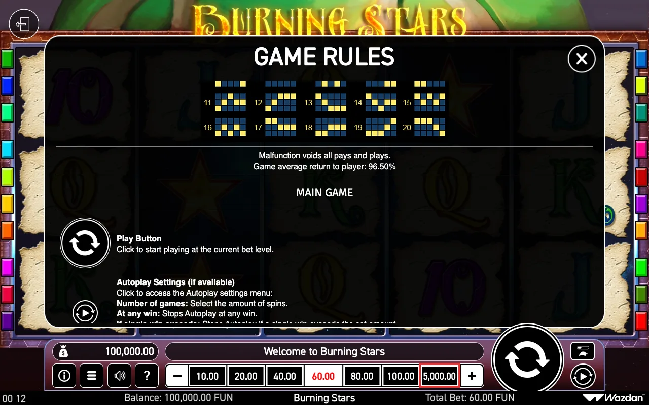 Game rules, page 4 — Burning Stars