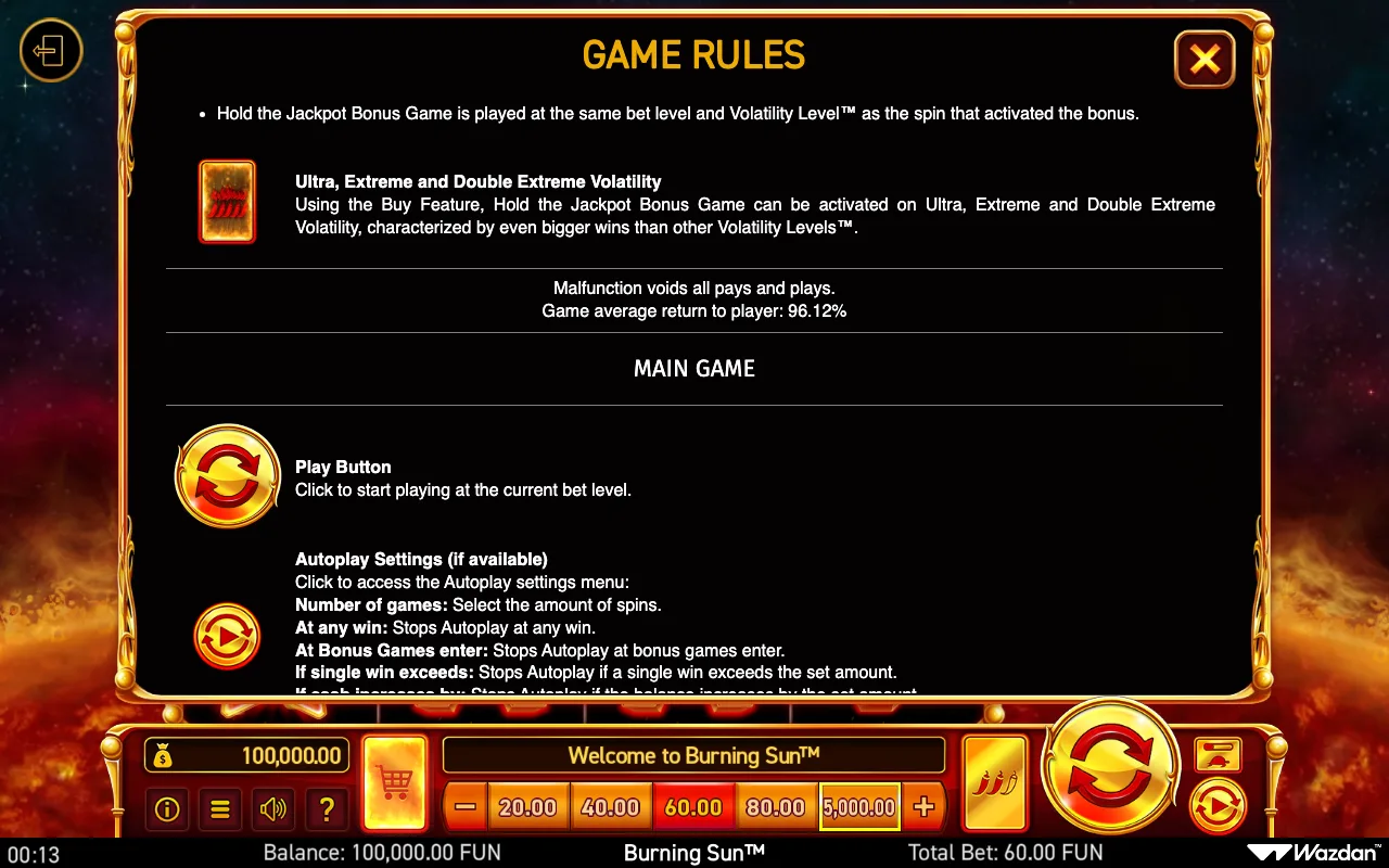 Game rules, page 11 — Burning Sun