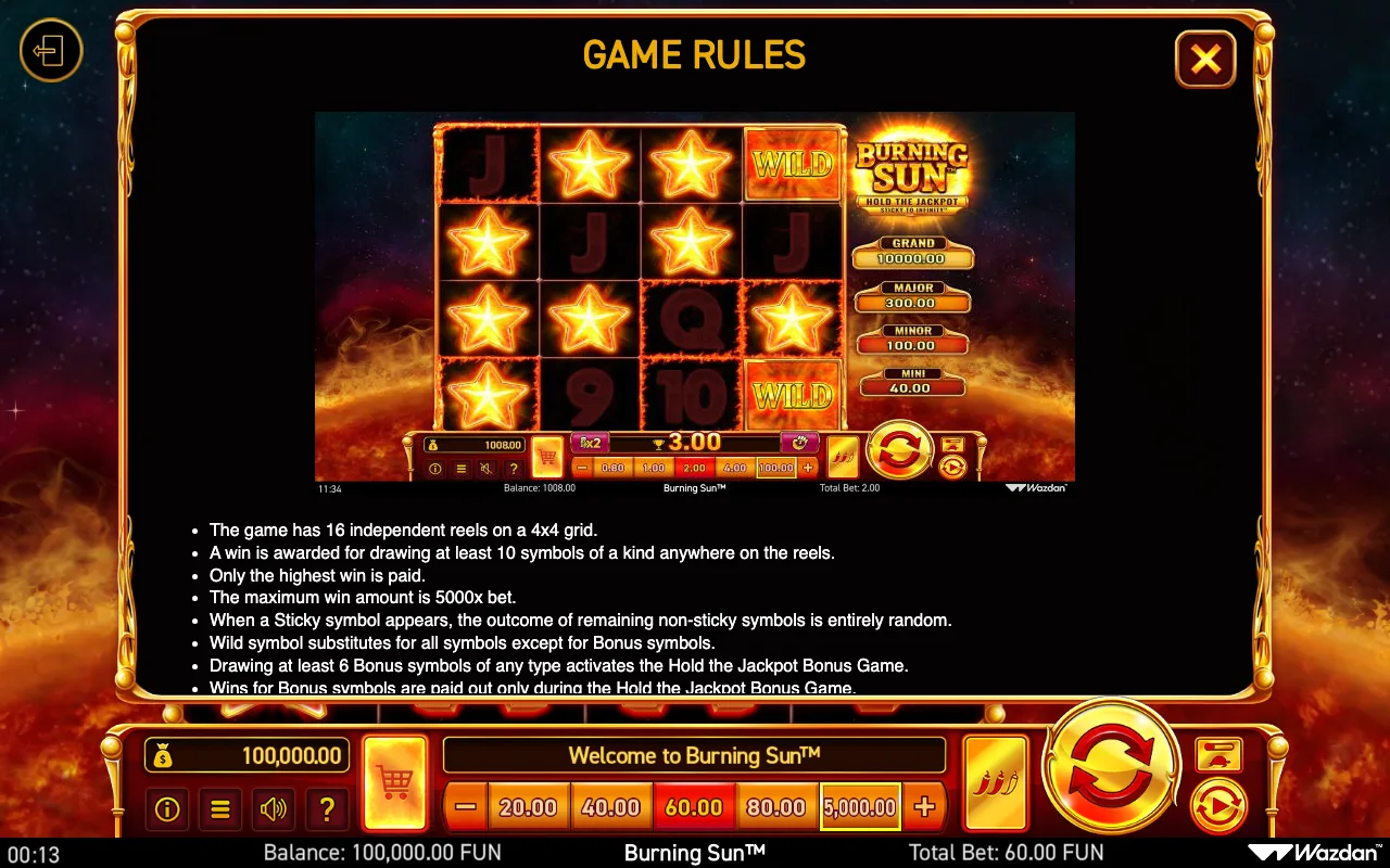 Game rules, page 9 — Burning Sun