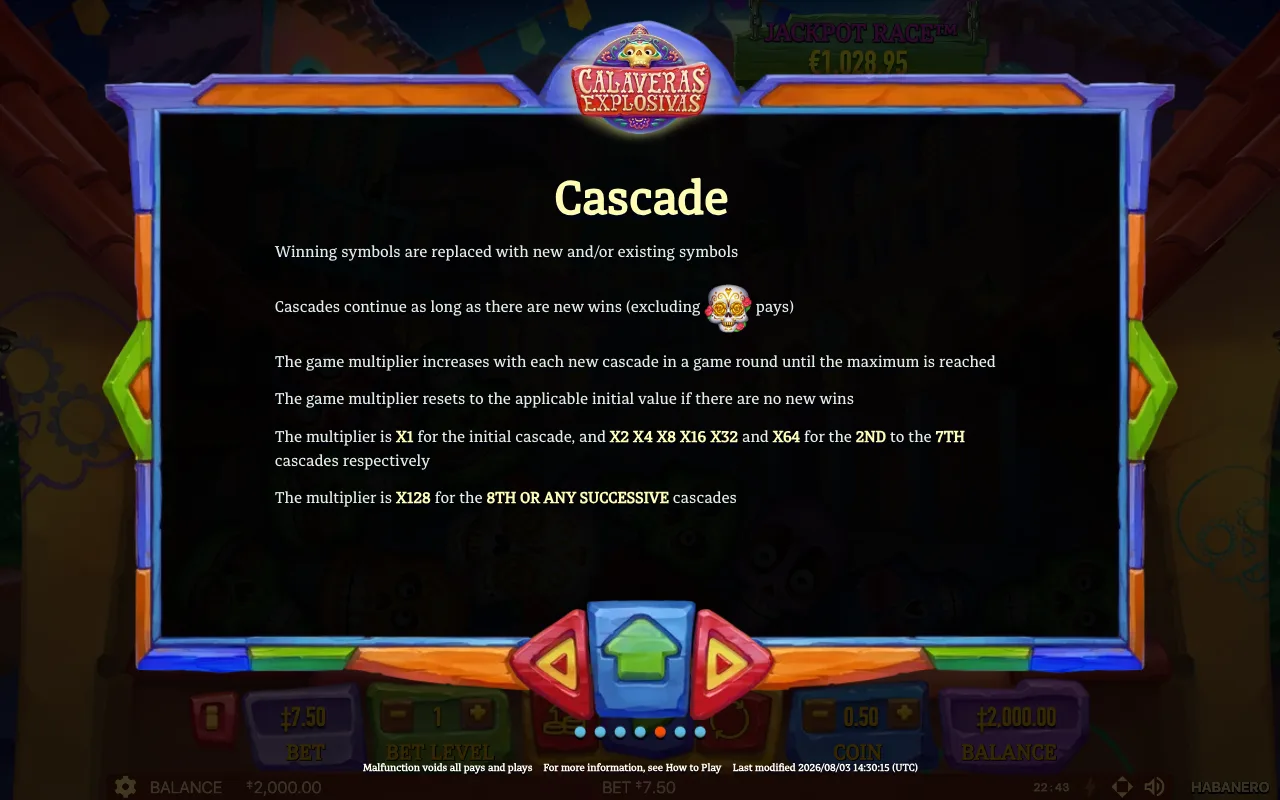 Game rules, page 7 — Calaveras Explosivas