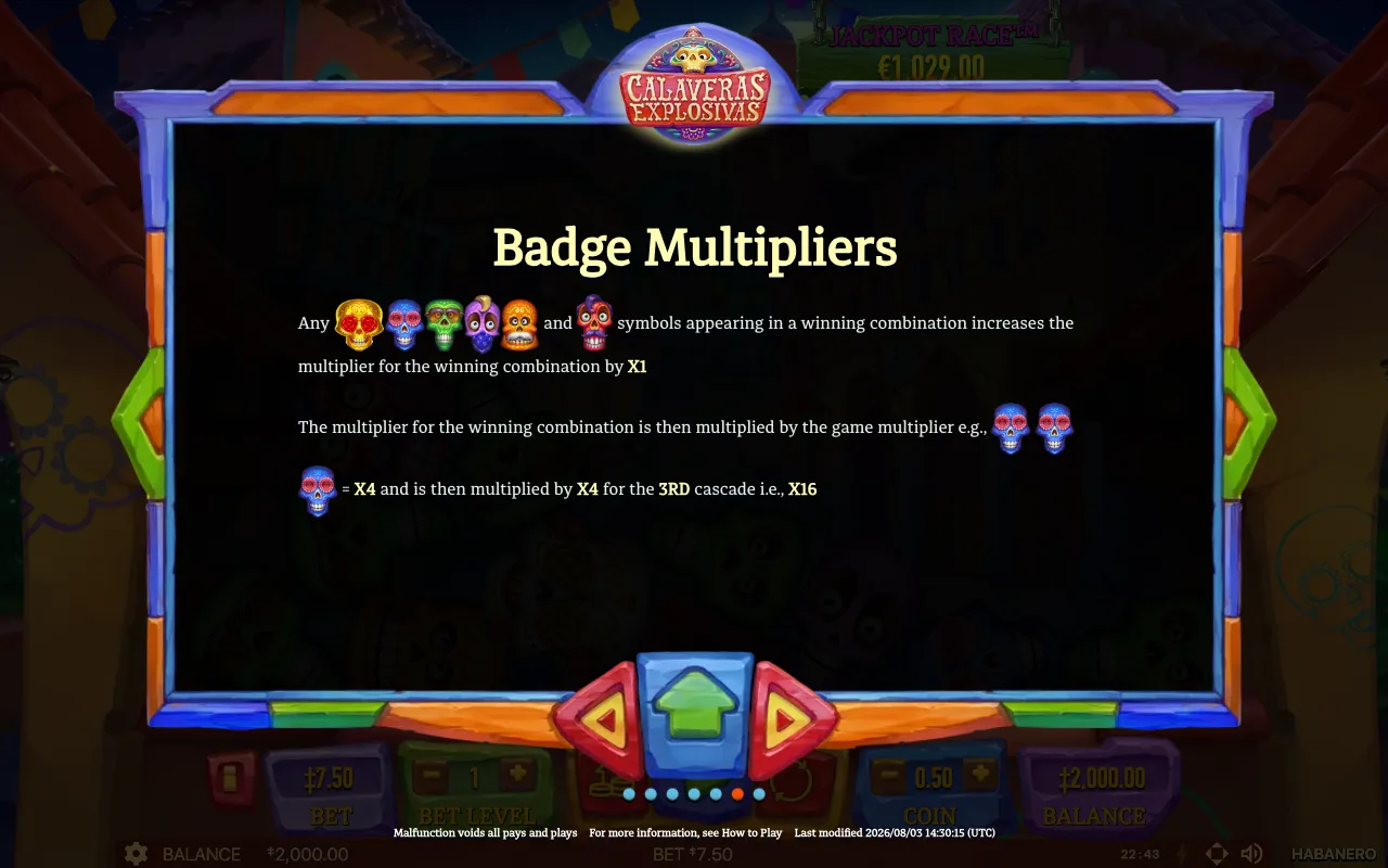 Game rules, page 8 — Calaveras Explosivas