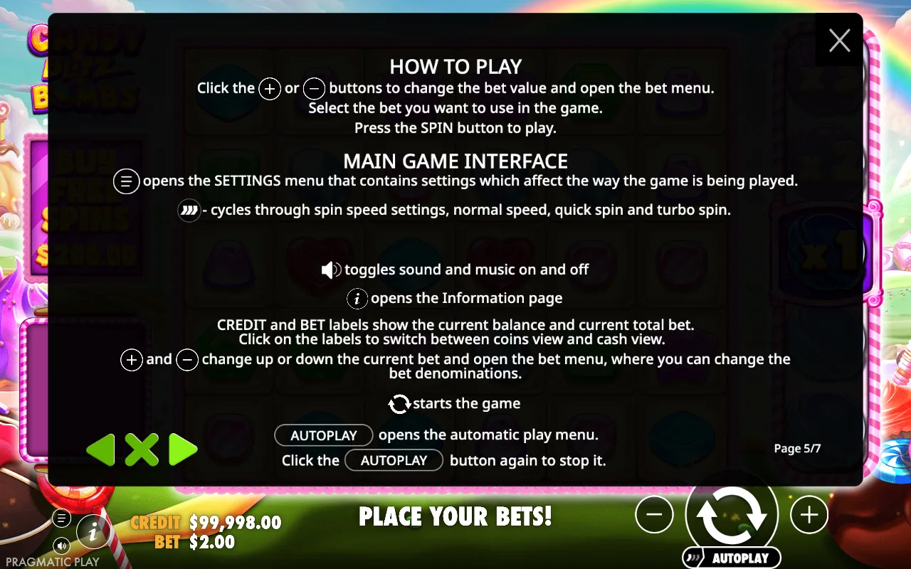 How to play — Candy Blitz Bombs