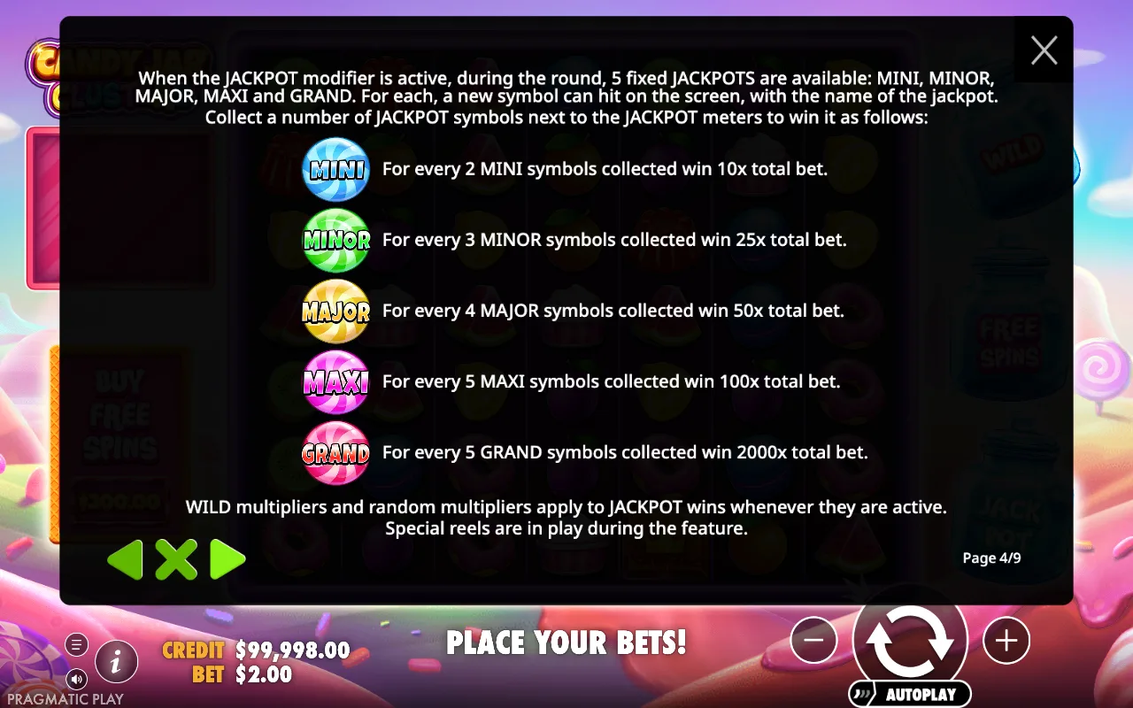Game rules, page 4 — Candy Jar Clusters
