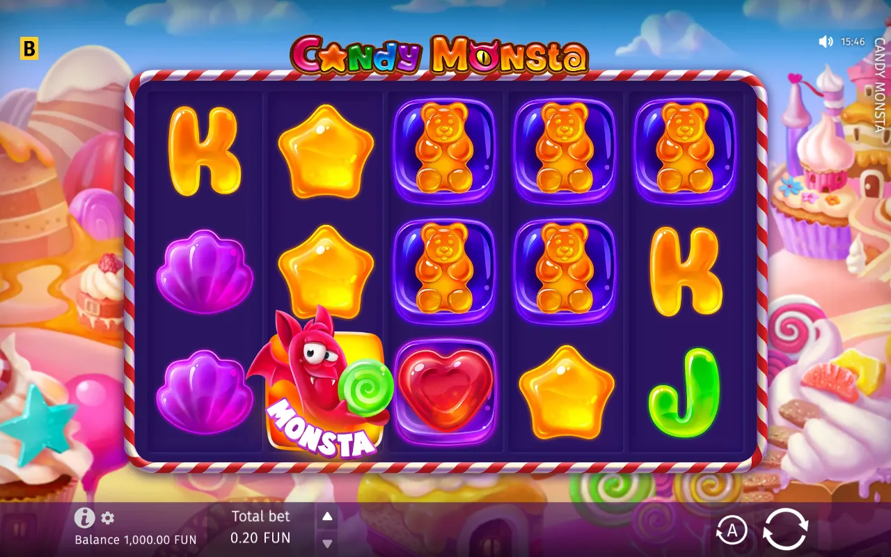 The base game — Candy Monsta