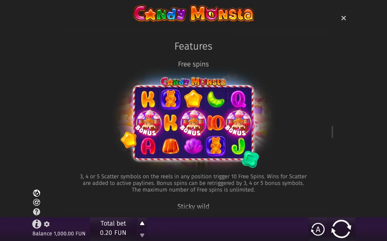Game rules, page 4 — Candy Monsta