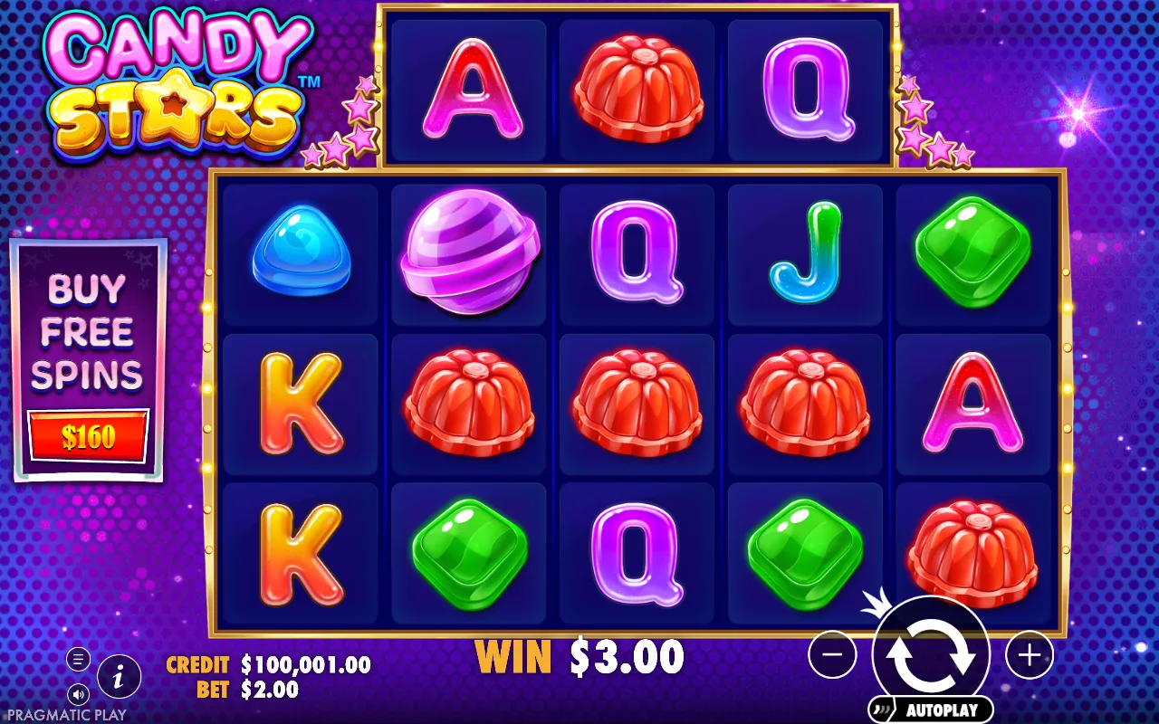 The base game — Candy Stars