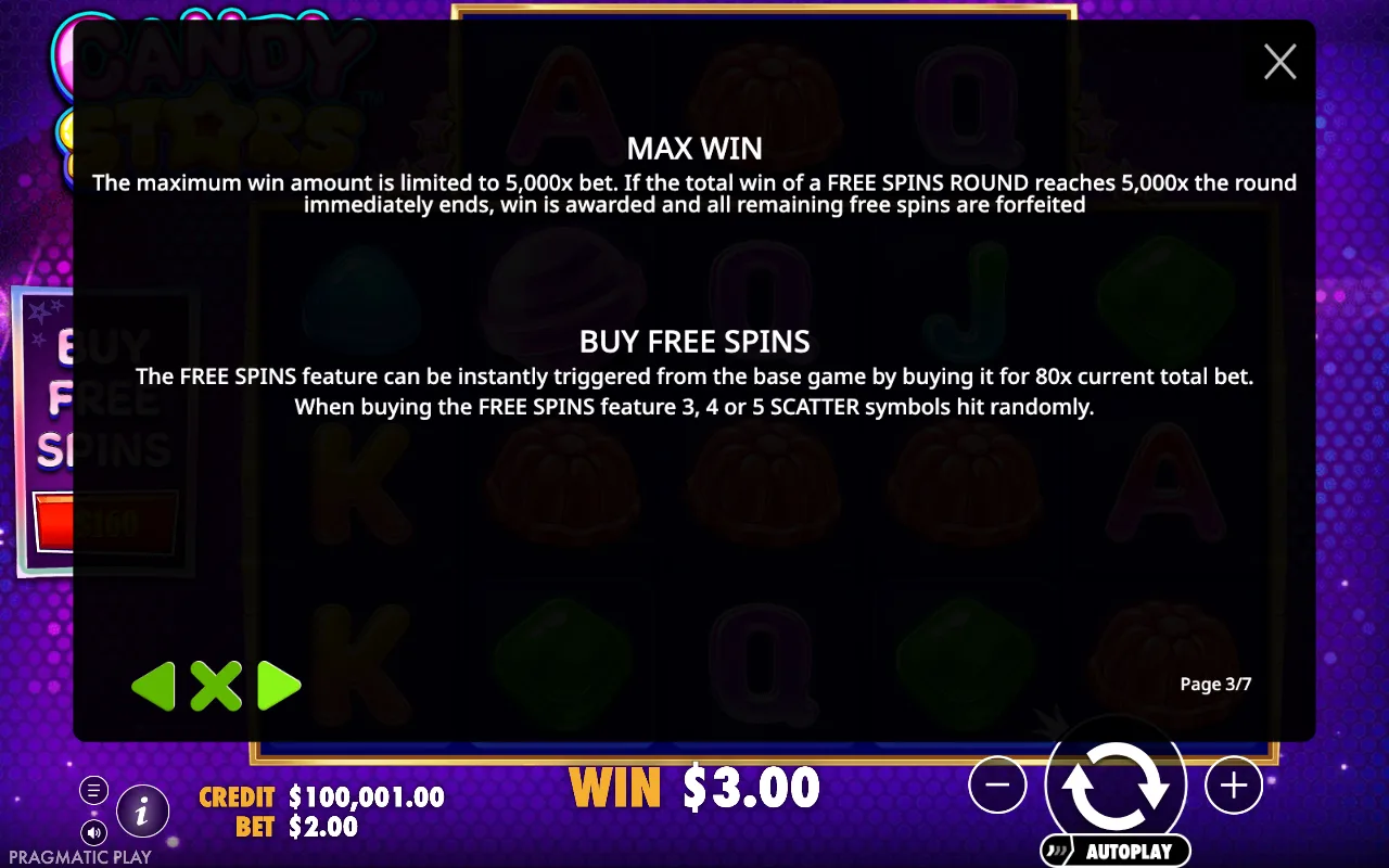 Max win — Candy Stars