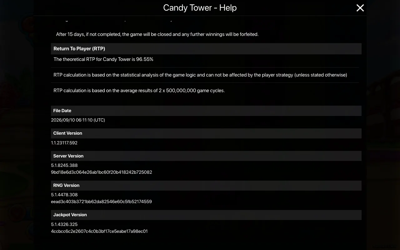 Game rules, page 2 — Candy Tower
