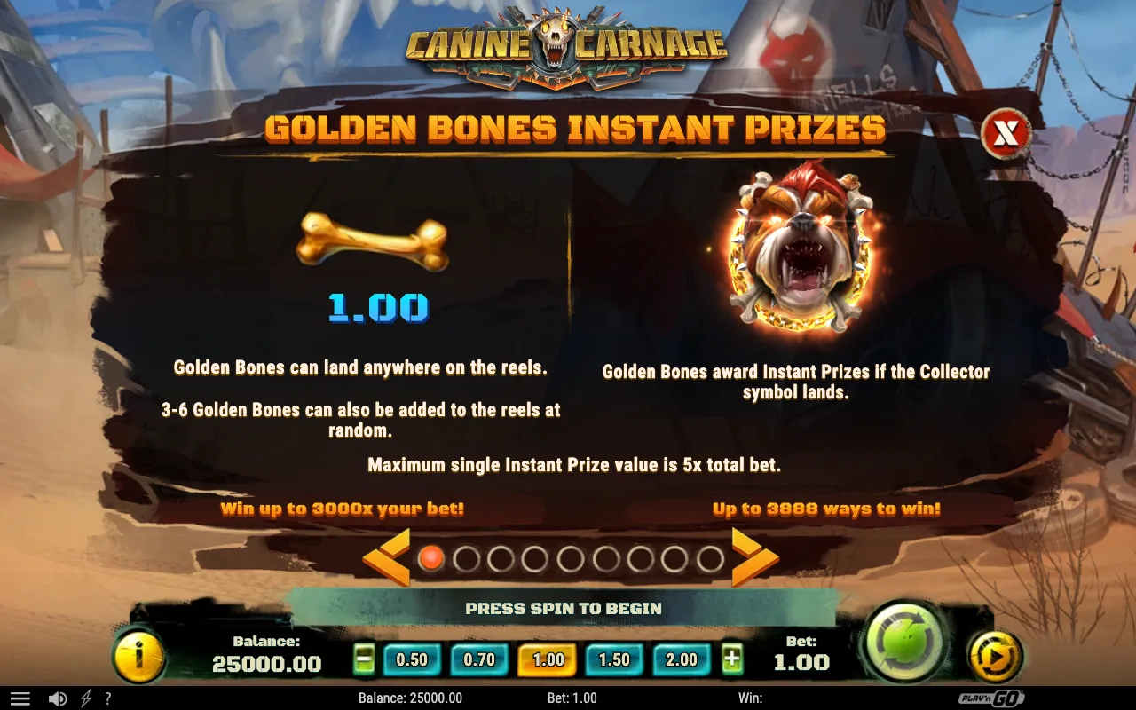 Game rules, page 3 — Canine Carnage
