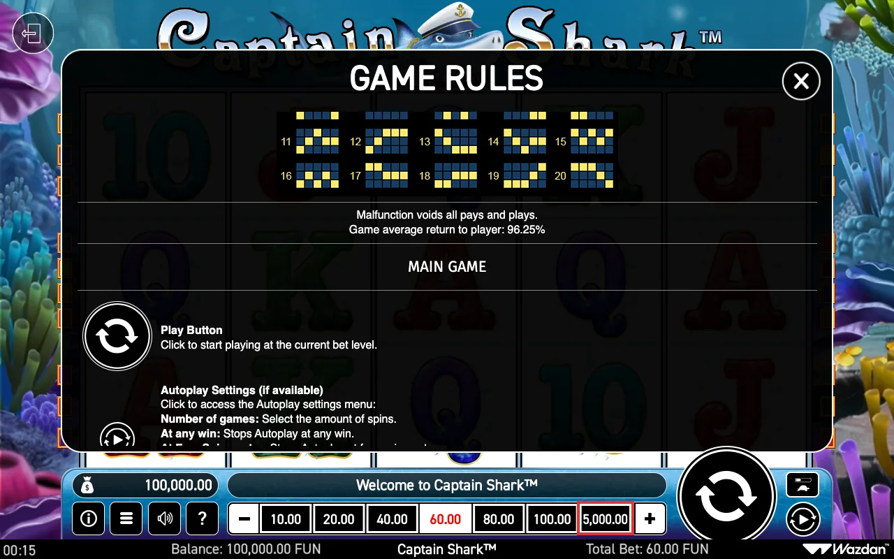 Game rules, page 4 — Captain Shark