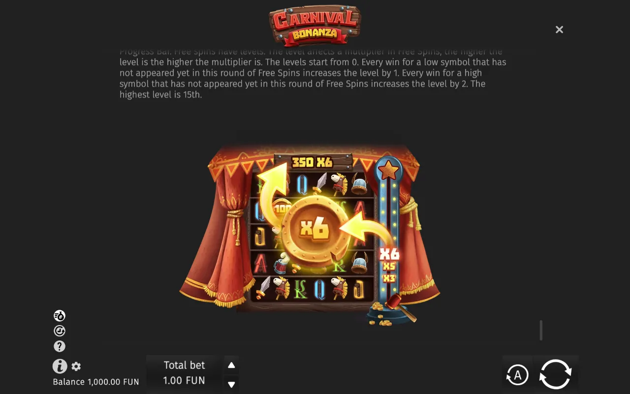 Game rules, page 5 — Carnival Bonanza