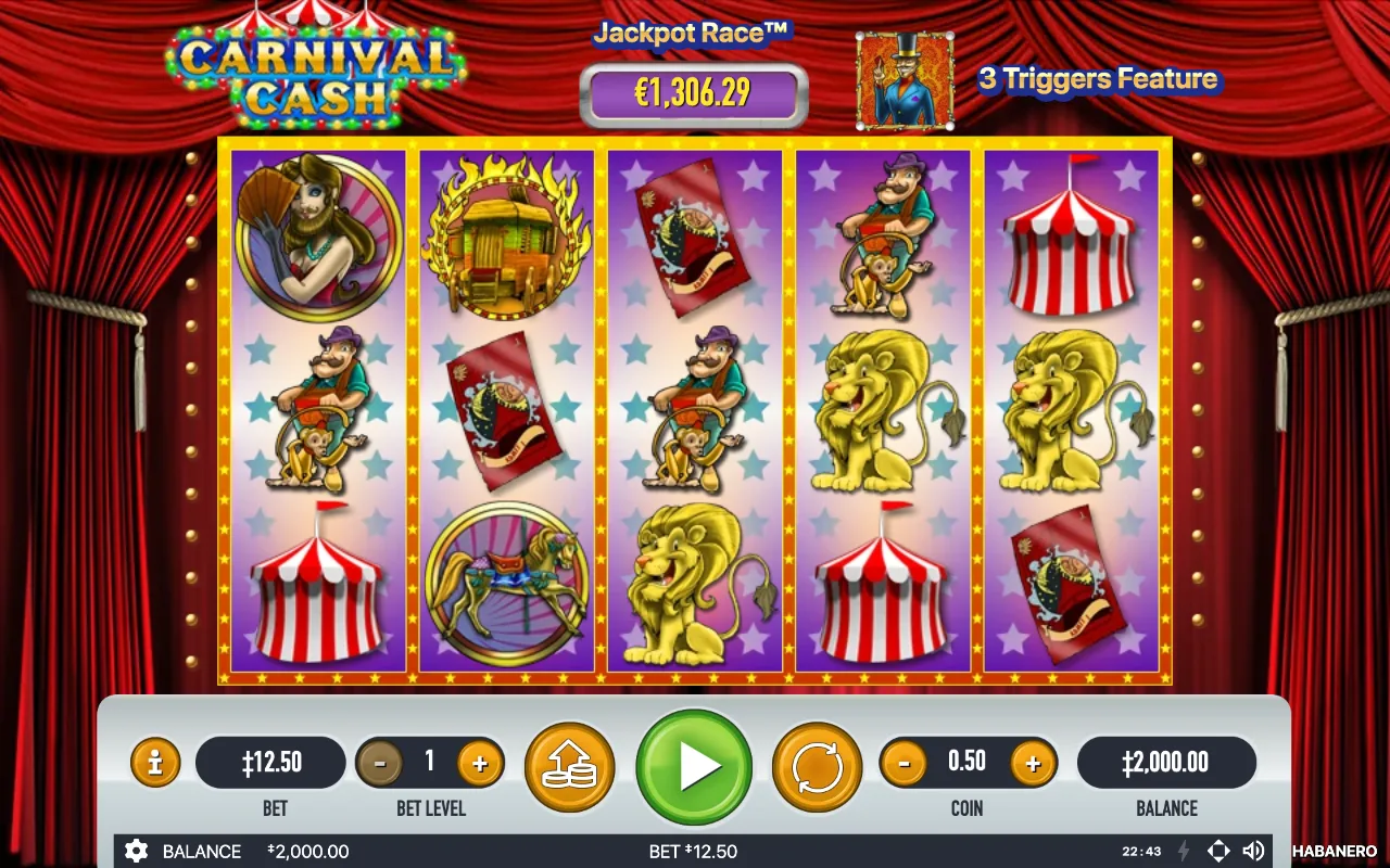 The base game — Carnival Cash