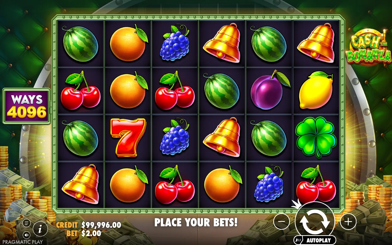 The base game — Cash Bonanza