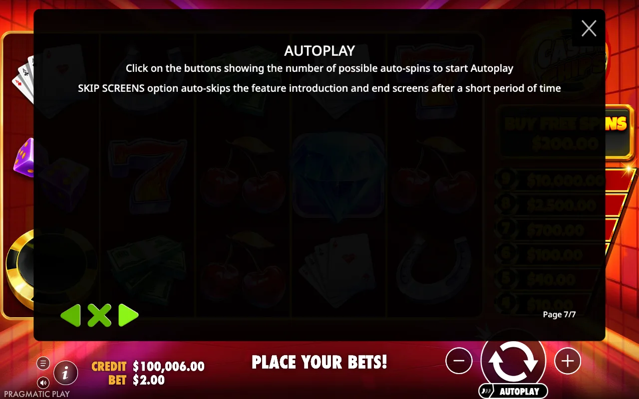 Autoplay — Cash Chips