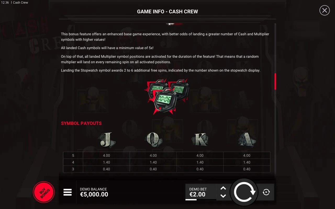 Game rules, page 4 — Cash Crew