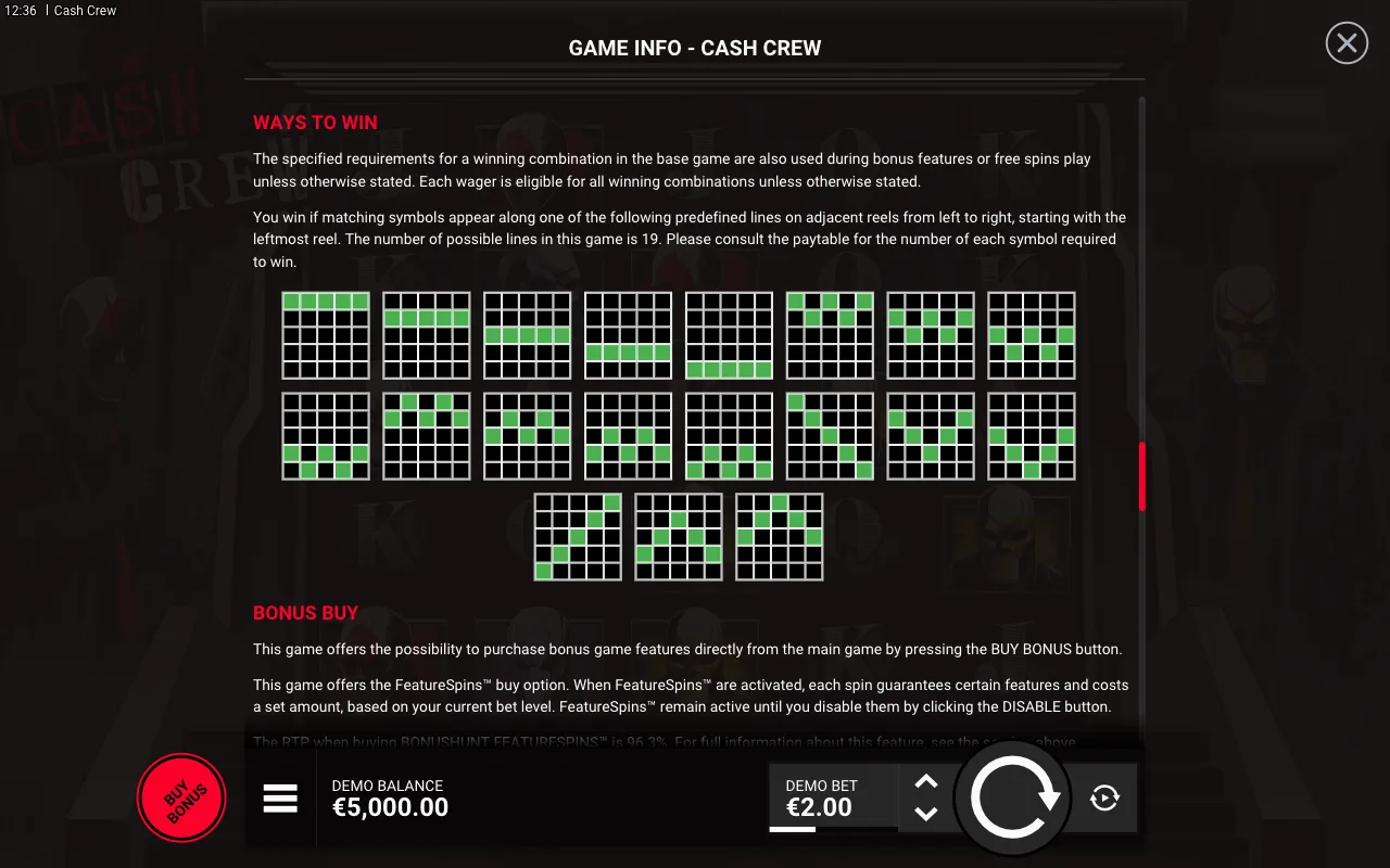 Ways to win — Cash Crew