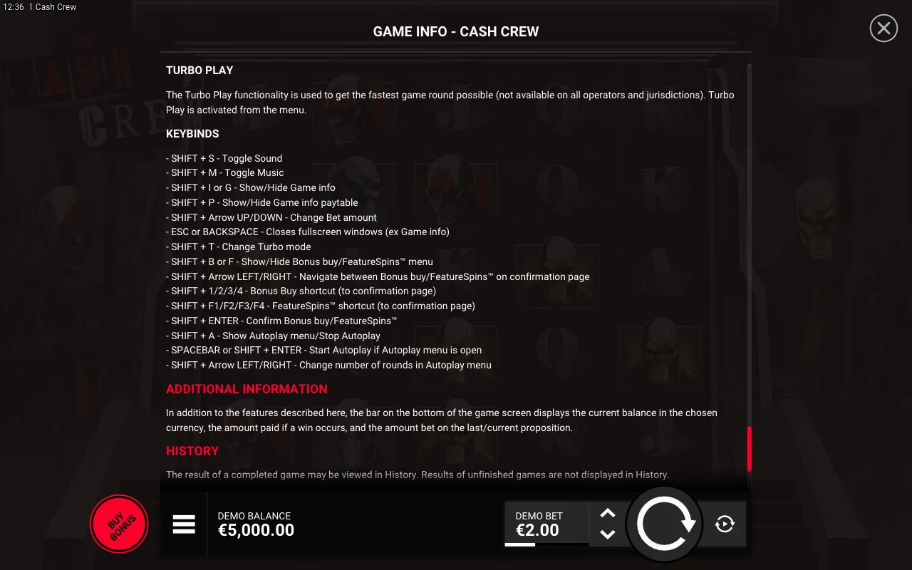 Game rules, page 9 — Cash Crew