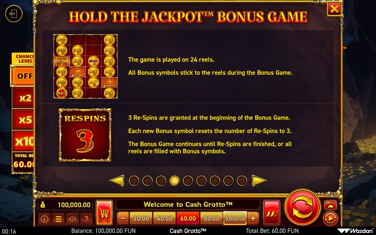 Game rules, page 4 — Cash Grotto