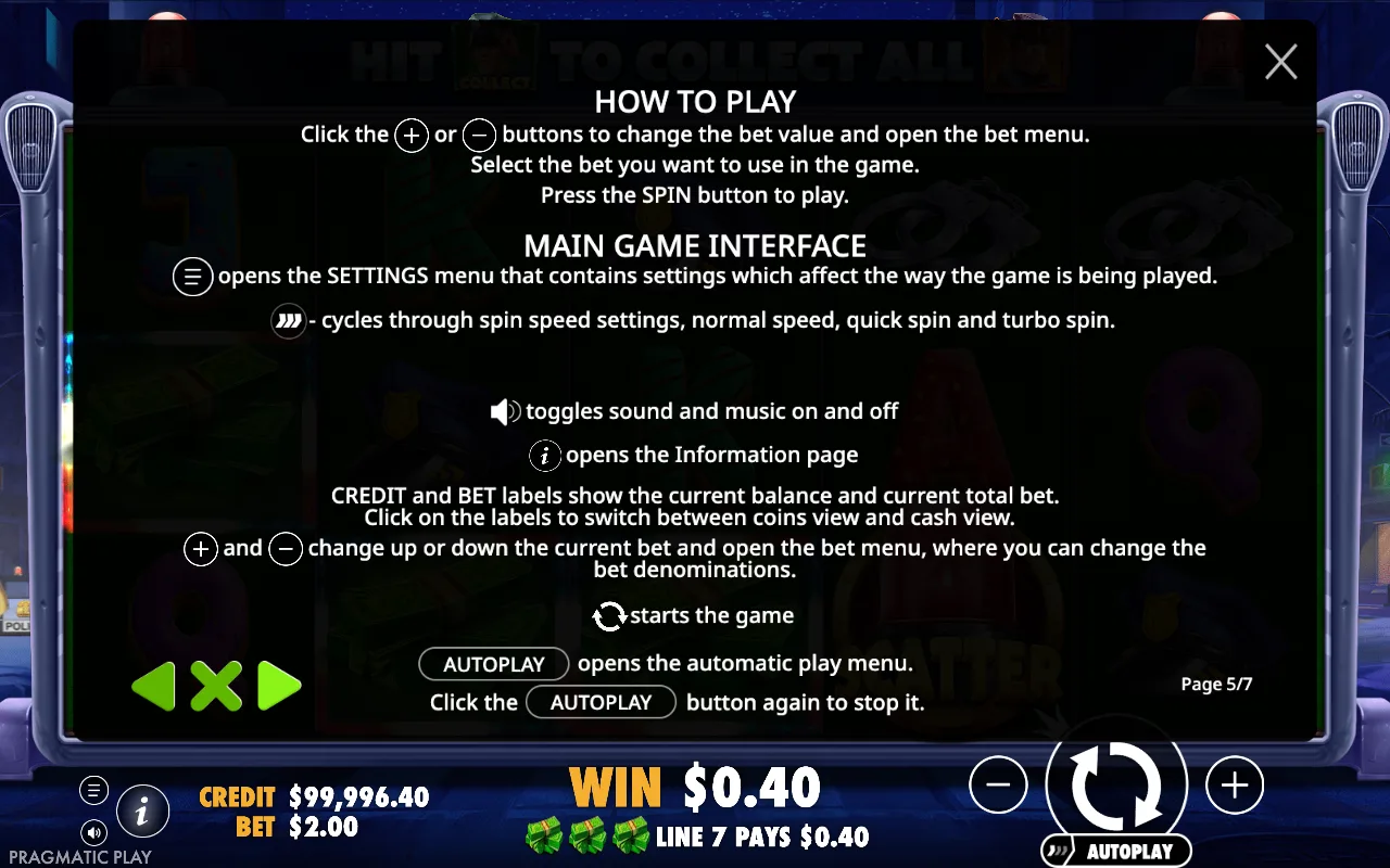 How to play — Cash Patrol