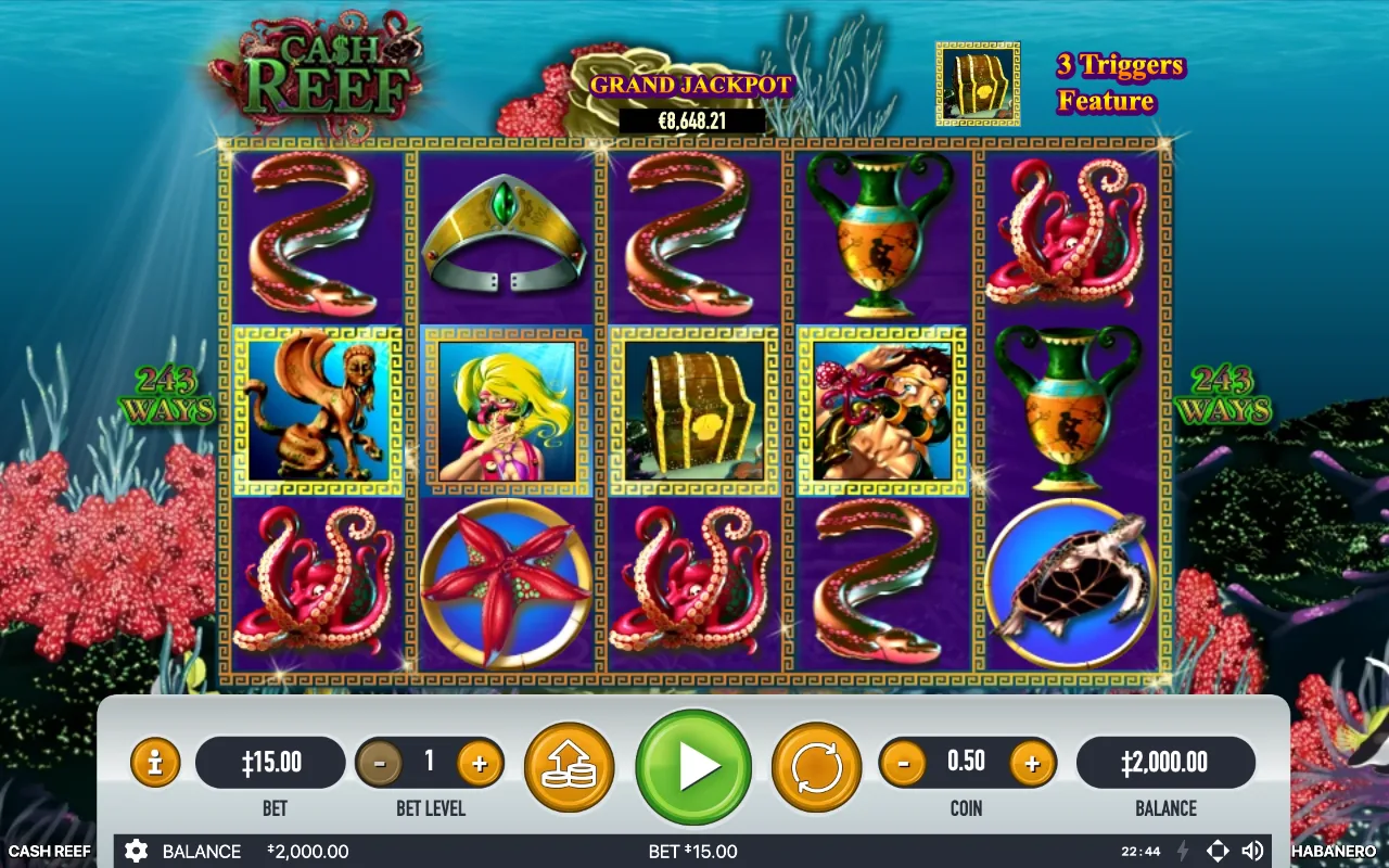 The base game — Cash Reef