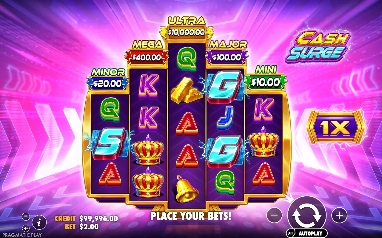 The base game — Cash Surge