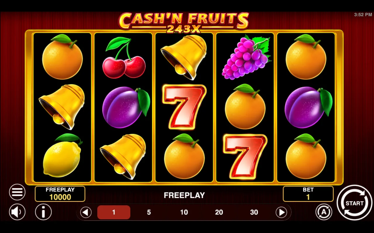 The base game — Cashn Fruits 243 x
