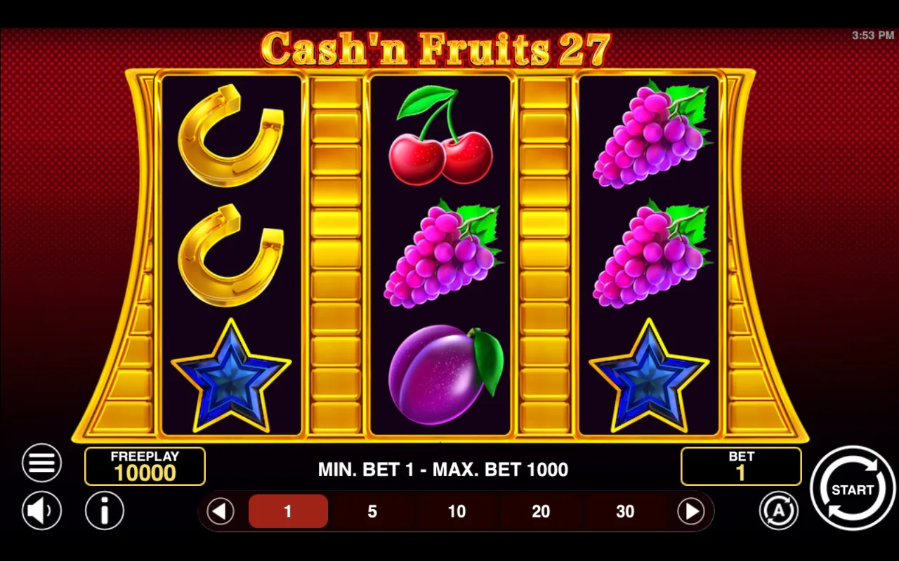 The base game — Cashn Fruits 27