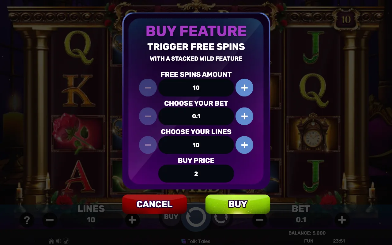 Buying the feature — Castle of The Beast