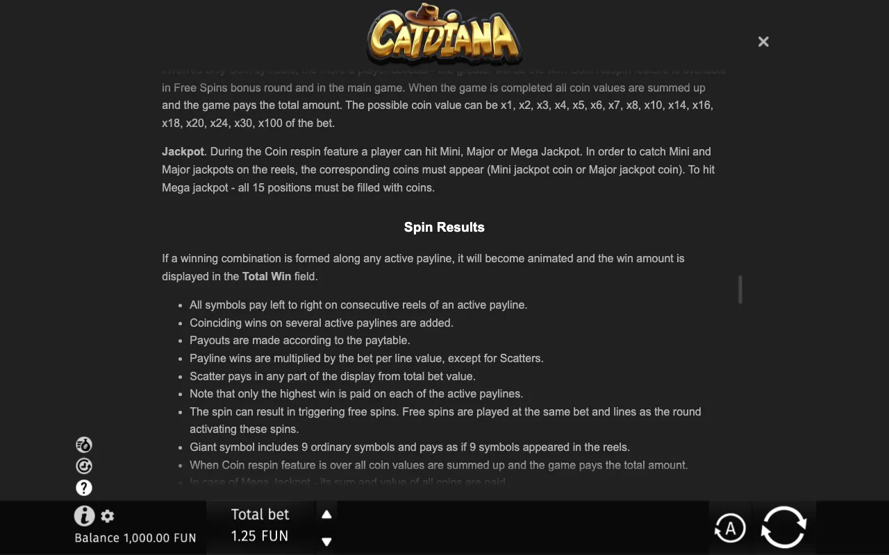Game rules, page 8 — Catdiana