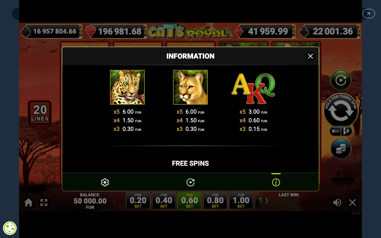 Game rules, page 2 — Cats Royal