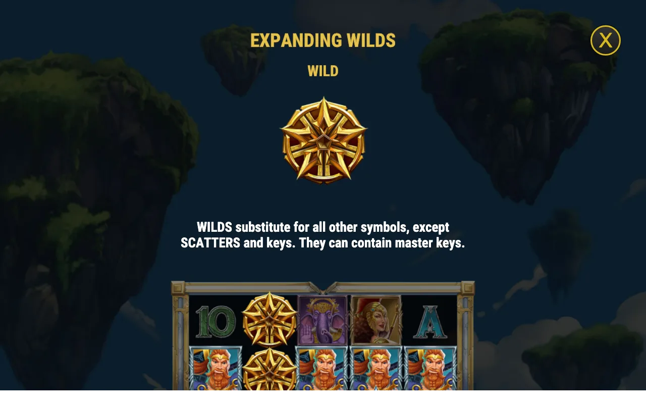 Expanding wilds — Chambers of Ancients