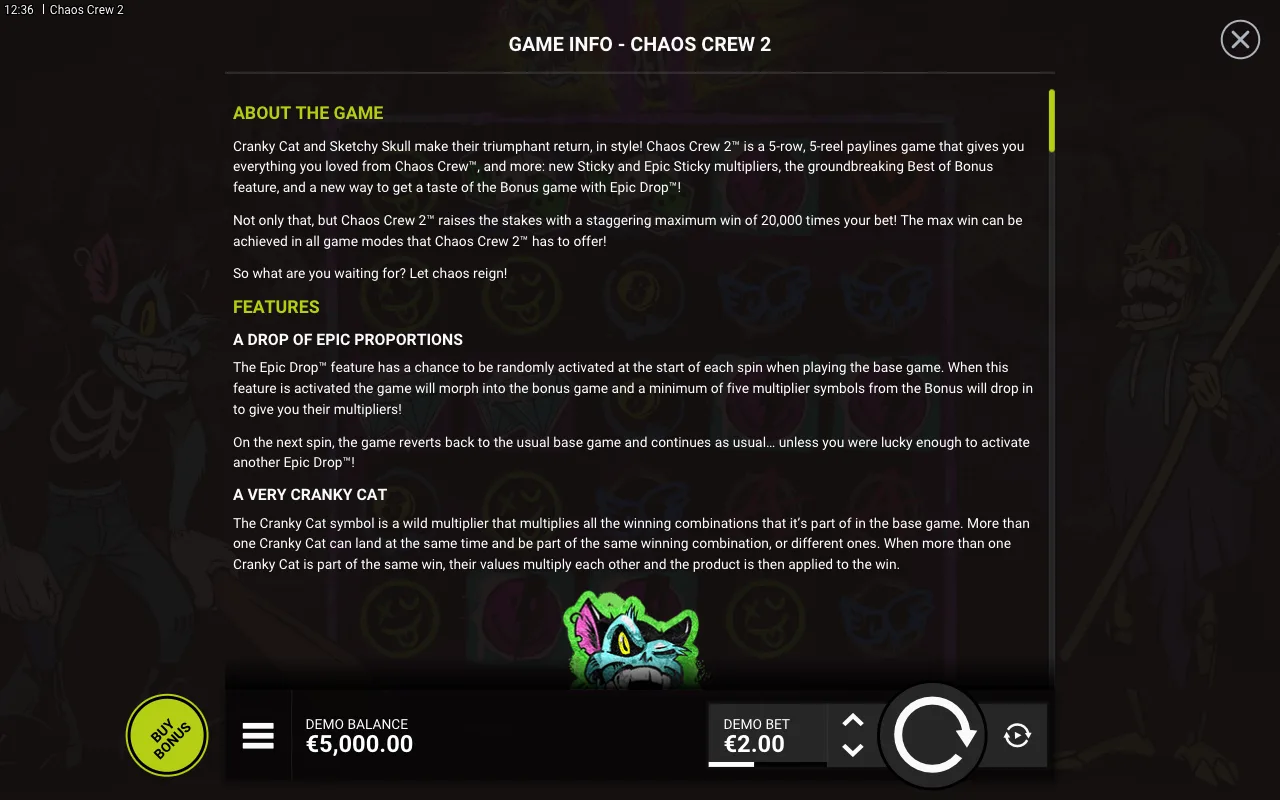 Game rules, page 1 — Chaos Crew 2
