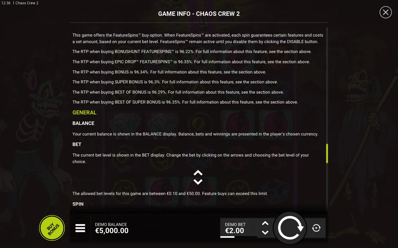 Game rules, page 7 — Chaos Crew 2