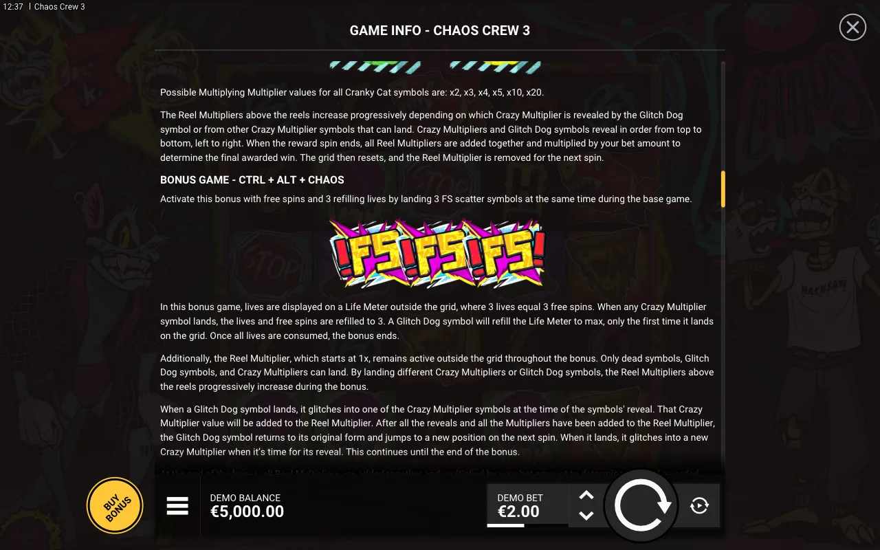 Game rules, page 4 — Chaos Crew 3