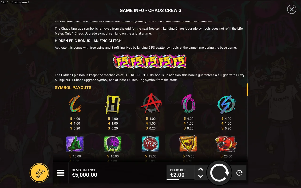 Game rules, page 6 — Chaos Crew 3