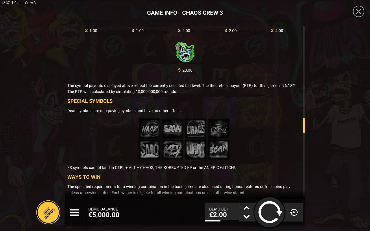 Game rules, page 7 — Chaos Crew 3