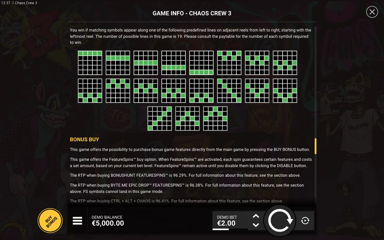 Bonus buy — Chaos Crew 3