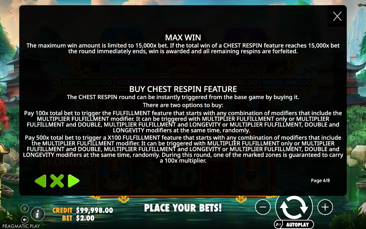 Max win — Chests of Cai Shen 2