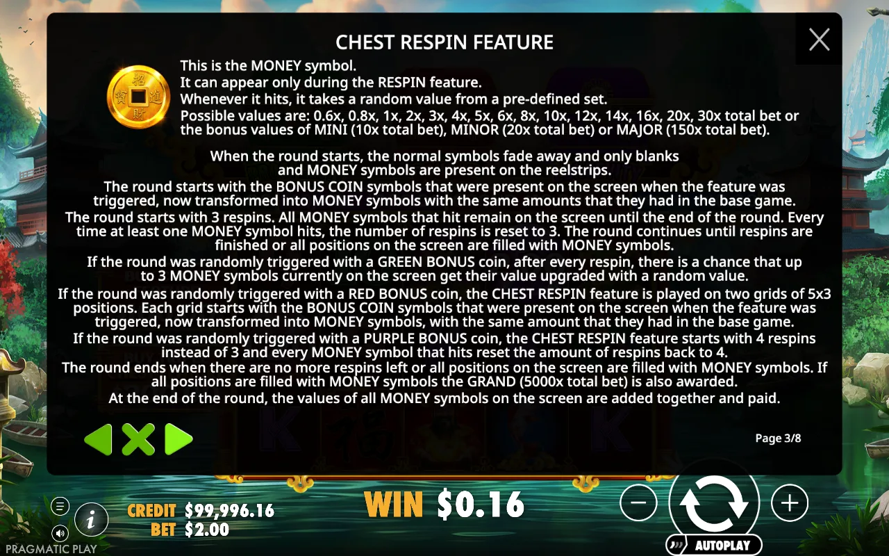 Game rules, page 3 — Chests of Cai Shen