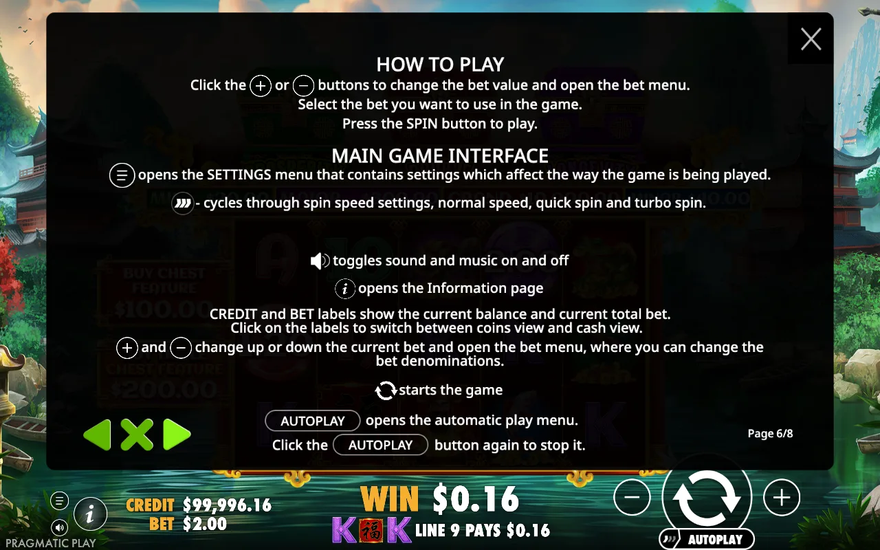 How to play — Chests of Cai Shen