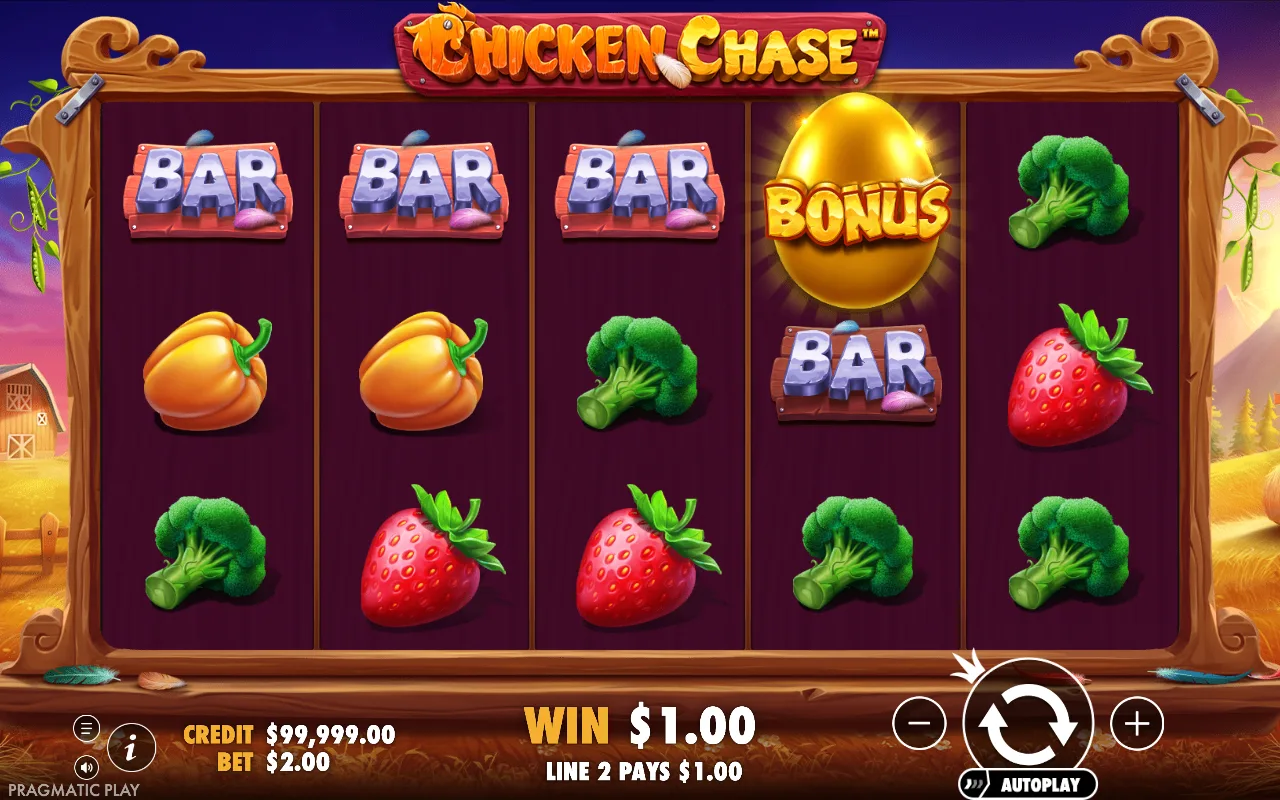 The base game — Chicken Chase