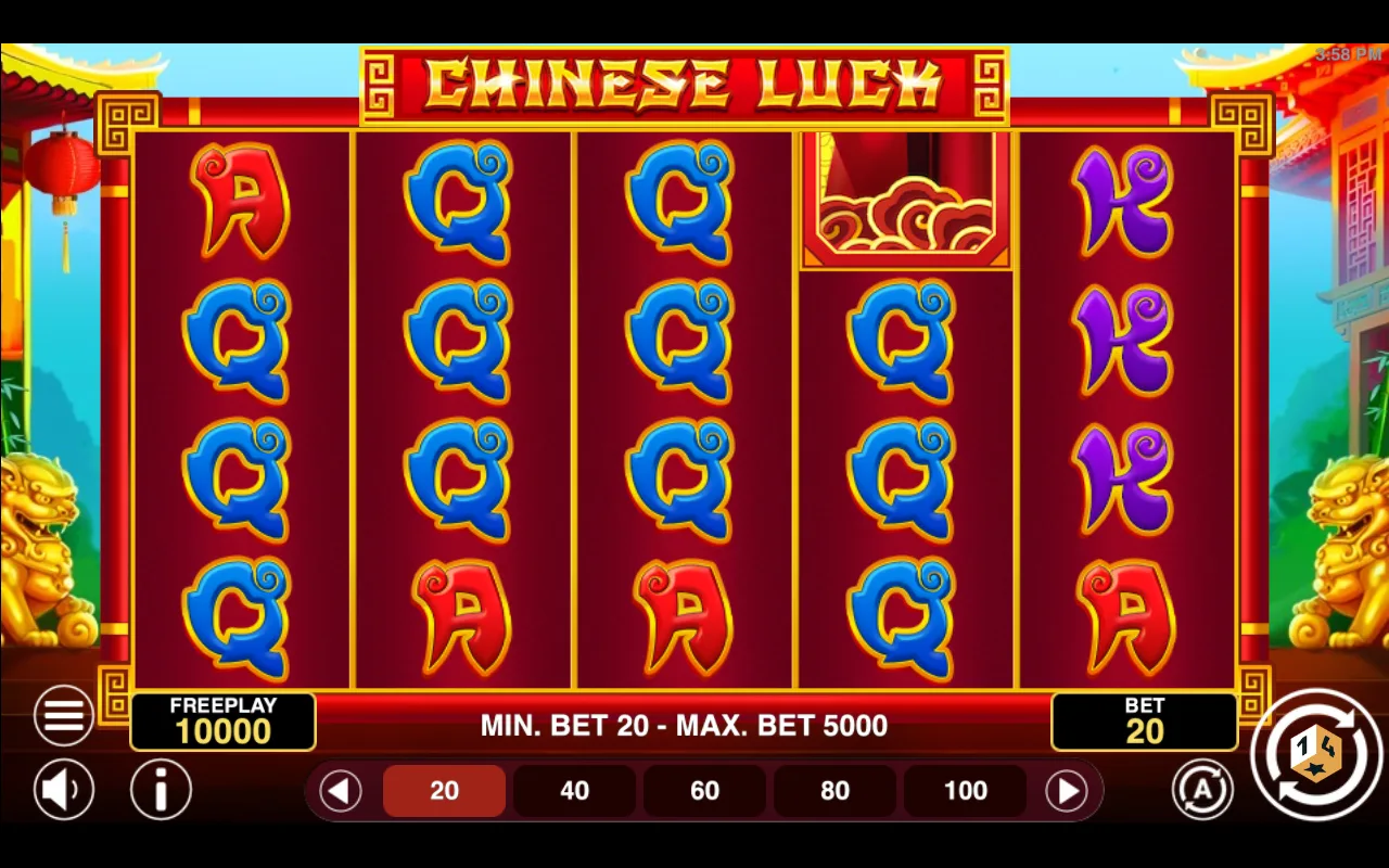 The base game — Chinese Luck